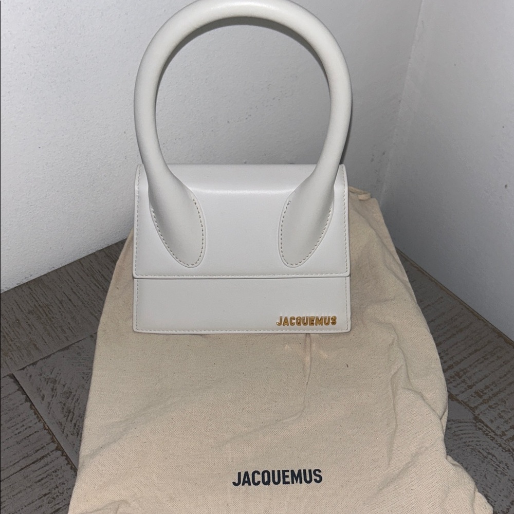 Jacquemus White Mini Le Chiquito Top-Handle Bag